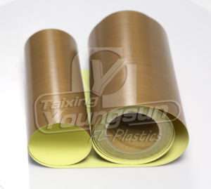 PTFE Teflon Tape adhesive 1"x108ft 210um 662℉ high-temp Fiberglass Tape 25mm 